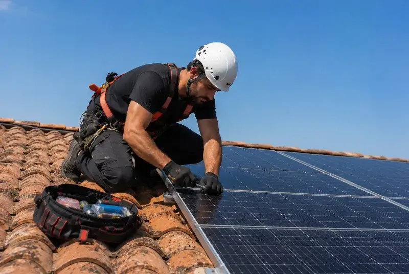 Maintenance et monitoring de panneaux solaires à Bostens